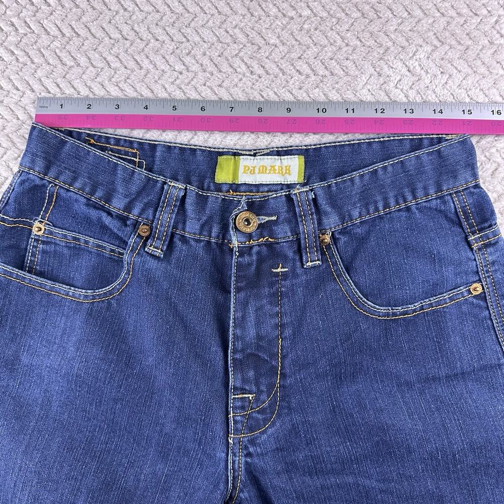Y2K Vintage PJ Mark Jeans Wide Straight Leg 32 X‎ 32 Embroidered- EUC - Picture 2 of 15